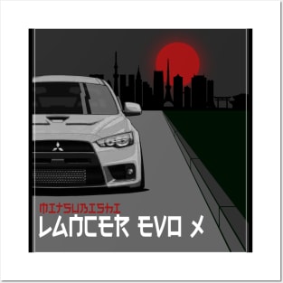 Mitsubishi Lancer EVO X Posters and Art